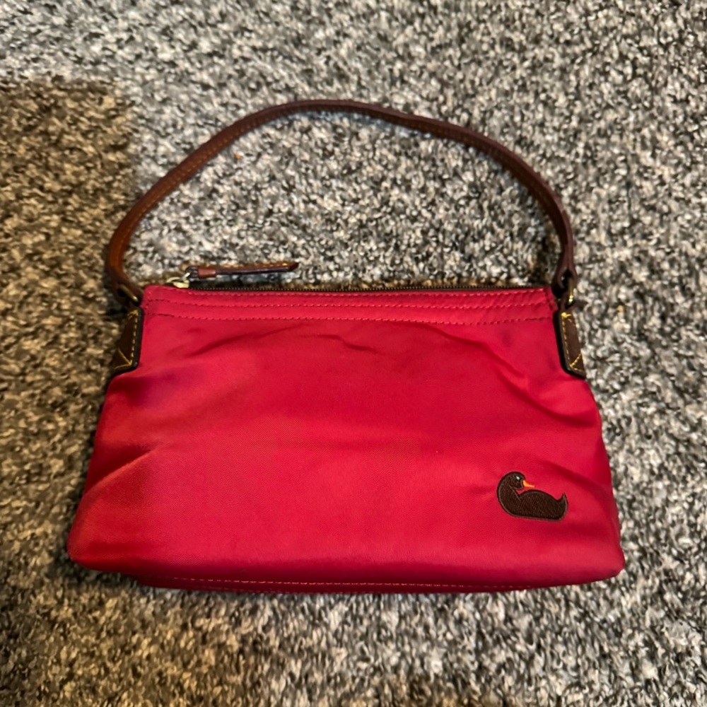Dooney & Bourke Red Shoulder Bag Y2K Classic Design